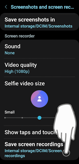 Save Screen Recordings in Option GIF