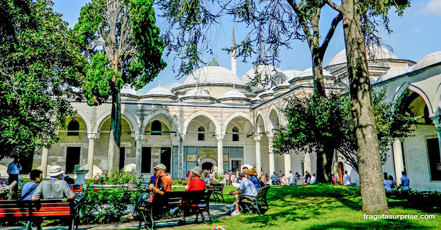 Jardim no Palácio de Topkápi, Istambul