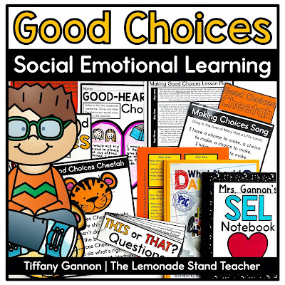 Making good choices activities for kids at school