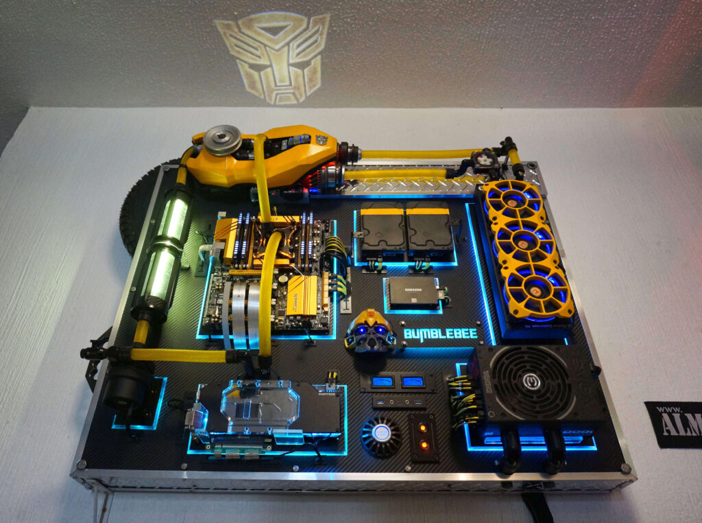 Bumblebee PC Transformers Style - Duvara Monte PC Örnekleri