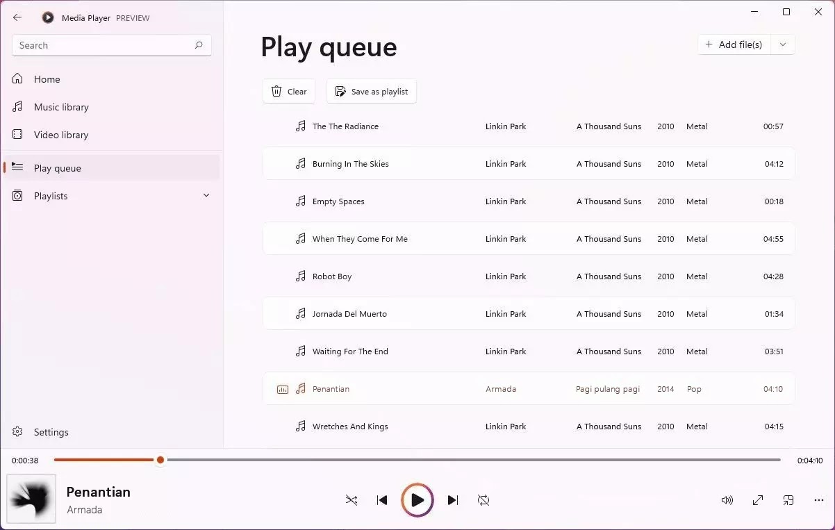 media-player-windows-11-playqueue