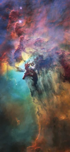 Hubble's 28th birthday picture The Lagoon Nebula