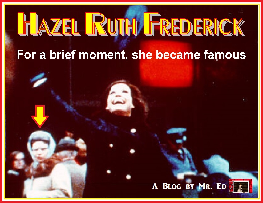 Hazel Ruth Frederick. She Appeared in the Opening Credits of the Mary Tyler Moore Show