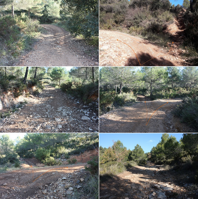 GR-7 Cabra del Camp a Vallespinosa, Camí de Cabra del Camp a Vallespinosa de pujada al Coll de Valls