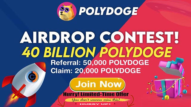 PolyDoge Airdrop of 40 Billion $PolyDoge Token Free