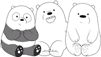 We Bare Bears coloring page