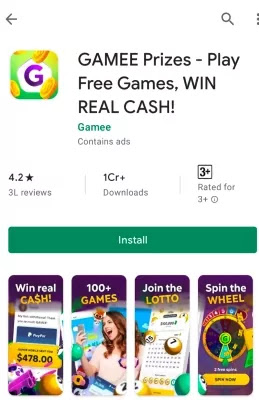 Gamee Prizes App, घर बैठे पैसे कमाने वाला एप्प game, दोस्तो क्या आपने भी Ghar Baithe Paise Kamane Wala App, Paise Kamane Wala App Paytm Cash, घर बैठे पैसे कमाने वाला एप्प 2021 और महिलाएं घर बैठे पैसे कैसे कमाए आदि के बारे में Search किया है और आपको निराशा हाथ लगी है ऐसे में आप बहुत सही जगह आ गए है आइये Real Paisa Kamane Wala App, Paisa Kamane Wala App Real Money, घर बैठे पैसे कमाने वाला Game और Ghar Baithe Paise Kaise Kamaye App के बारे में बुनियादी बाते जानते है।