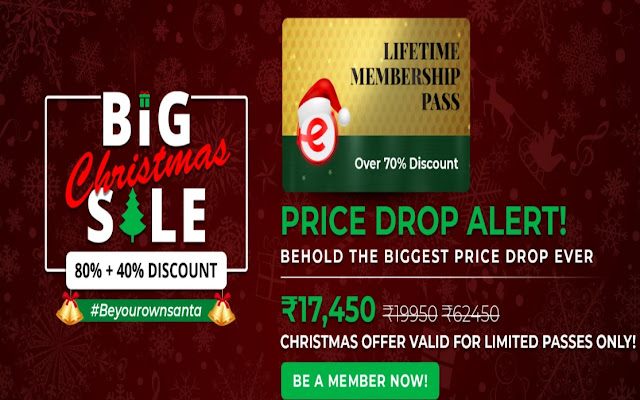 Big Christmas Sale with 80% plus 40% Discount