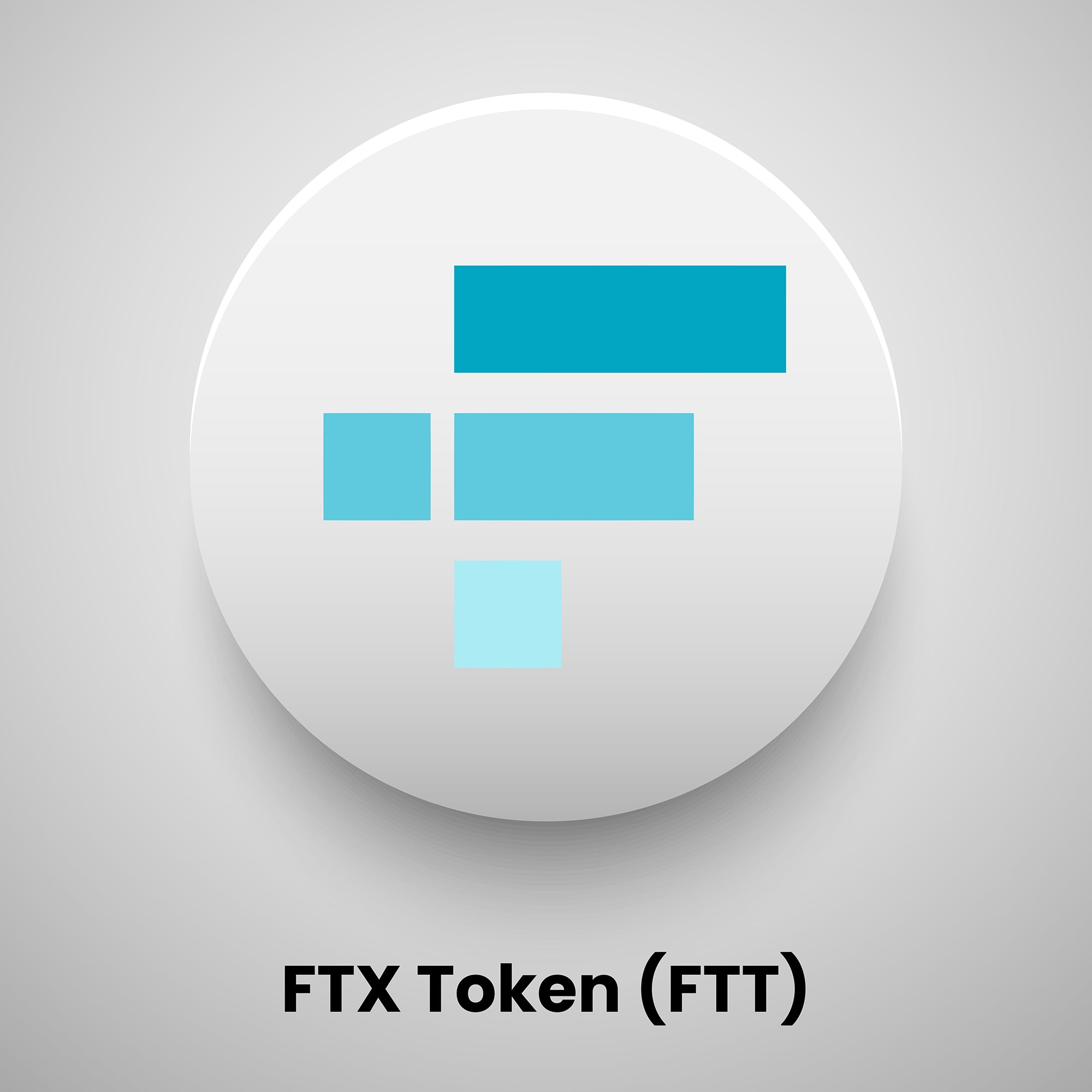 FTX Token (FTT) crypto currency logo free vector download