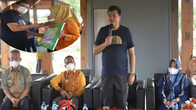 Bupati Musa Ahmad Serahkan Bantuan Secara Simbolis Pada Gema Toga Berjaya