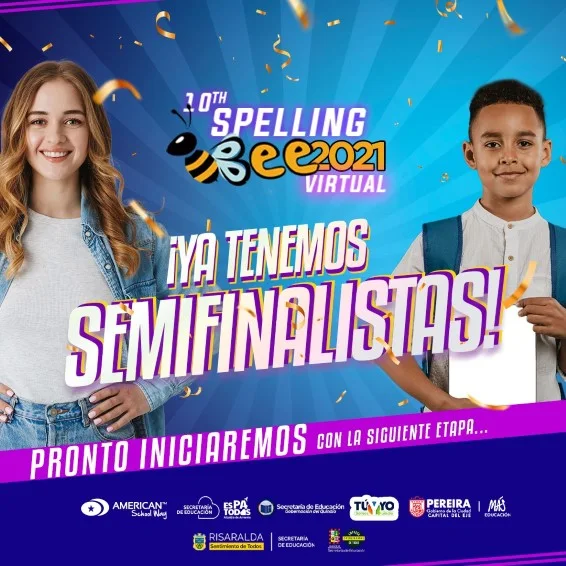 Ocho instituciones educativas fueron seleccionadas para la semifinal en el concurso de bilingüismo, “Spelling Bee”