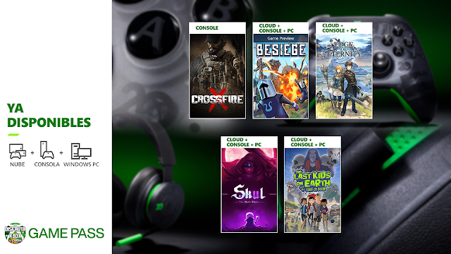 Ya disponibles en #XboxGamePass!!