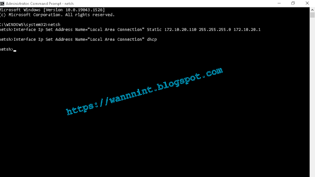 Cara Setting IP address di Windows 11 Dengan CMD