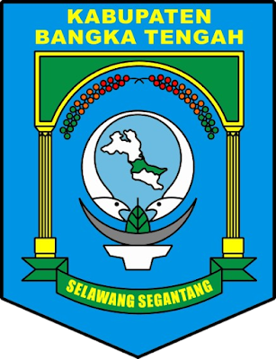 Logo / Lambang Kabupaten Bangka Tengah - Latar (Background) Putih & Transparent (PNG)