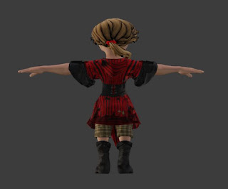 Doll girl baby rigged free 3d models fbx