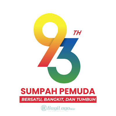 Logo Hari Sumpah Pemuda ke-93 (2021) Vector