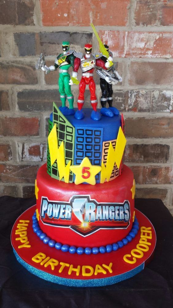 power ranger cake ideas