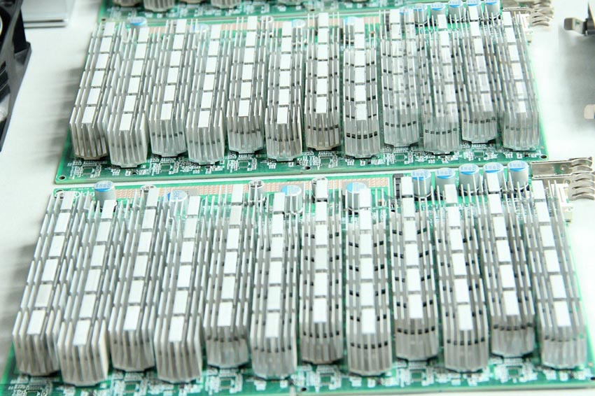 S15 hash board with heat sink