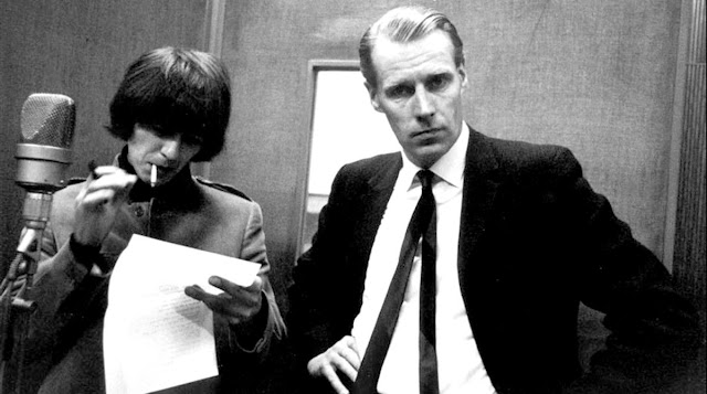George Harrison y George Martin 1966