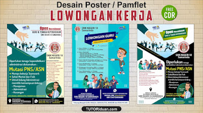 Desain Poster Lowongan Kerja CDR