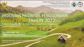 Pedoman Prioritas Penggunaan Dana Desa Tahun 2022