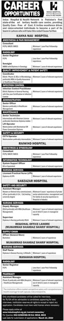 Hospital jobs-Indus Hospital and Health Network Jobs 2022