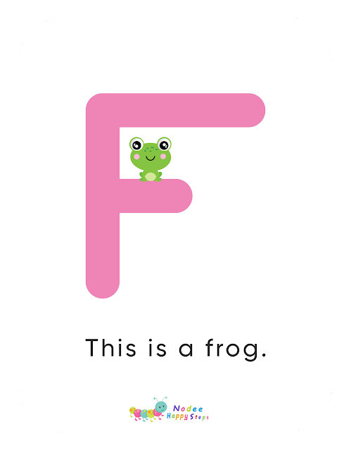 Letter F story for Kids - The Frog