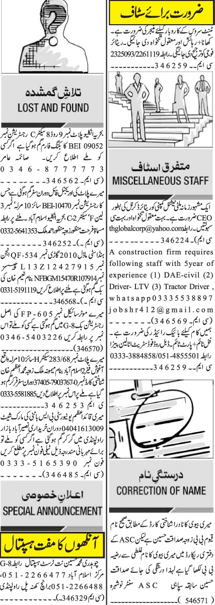 Latest Jobs in Pakistan 4 January 2022- jobspk14.com