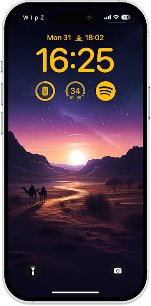Embark on a mesmerizing desert night journey with our captivating wallpaper, featuring a beautiful night scenery in the vast desert. 