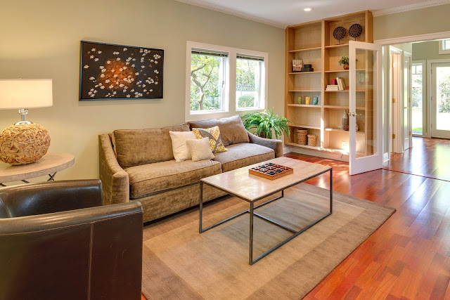 Minimalist living room coffee table