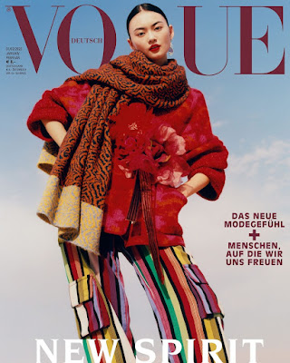 Vogue China January 2022 : Zhou Dongyu by Wang Ziqian