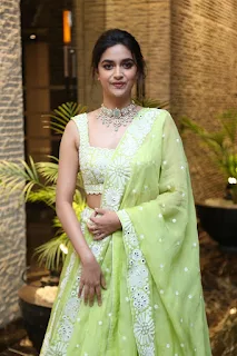 Keerthy Suresh Cute stills at Good Luck Sakhi Pre Release  