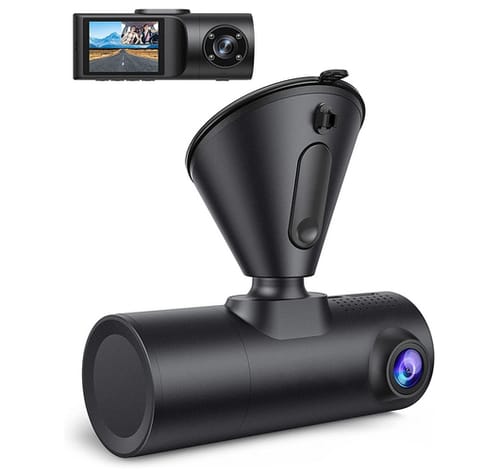 Mirdred WiFi GPS Front 2.5K and Rear 1080P Dual Dash Camera