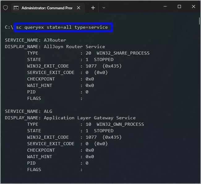 10-sc-queryex-list-services-win11jpg