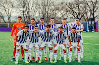 REAL VALLADOLID PROMESAS. Temporada 2019-20. Gaizka Campos, Fran Álvarez, Kike Pérez, Jaime, Alende, Miguel de la Fuente. Kuki Zalazar, Mancuso, Vilarrasa, Doncel, Raúl Navarro. REAL VALLADOLID C. F. PROMESAS 4 S. D. AMOREBIETA 0. Sábado, 15/02/2020. Campeonato de Liga de 2ª División B, Grupo II, jornada 25. Valladolid, Campo nº 2 de los Anexos al estadio José Zorrilla. GOLES: 1-0: 28’, Fran Álvarez. 2-0: 50’, Kuki Zalazar. 3-0: 71’, Víctor García. 4-0: 87’, Kike Pérez.