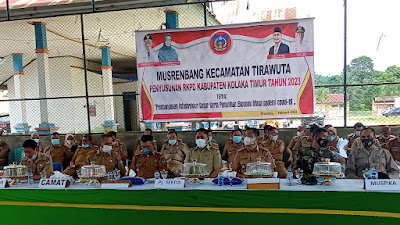 Musrenbang Kecamatan Tirawuta, Mustakim Paparkan Teknis Penyusunan RKPD Tahun 2023