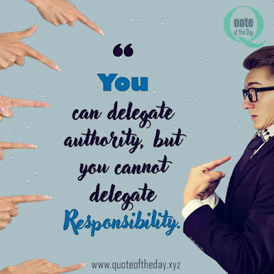 Quotes on Responsibility
