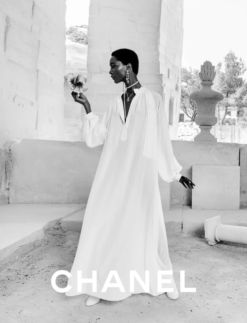 Mahany Pery appears in Chanel cruise 2022 campaign. Photo: Inez & Vinoodh