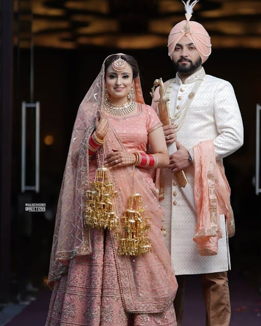 Punjabi Wedding Dresses Color Combinations Photos 2022