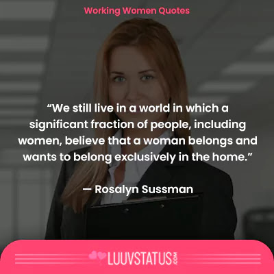 working women quotes in english