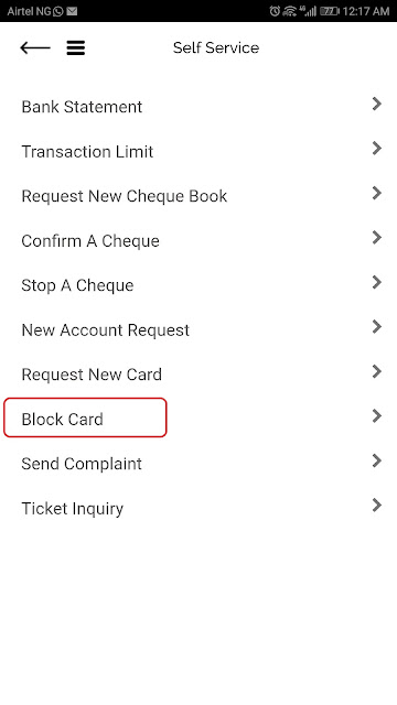 How To Block UBA Atm Card