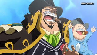 ワンピースアニメ WCI編 860話 ファイアタンク海賊団 カポネ・ベッジ Capone Bege | ONE PIECE ホールケーキアイランド編