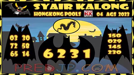 Prediksi Kalong Master HK Hari Ini 04-Agustus-2023