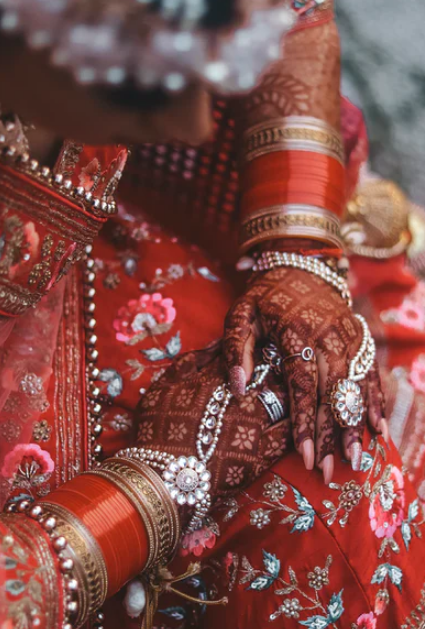 pola henna tangan pengantin