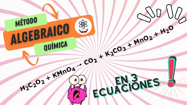 ▷ H2C2O2 + KMnO4 = CO2 + K2CO3 + MnO2 + H2O Método Algebraico (SOLUCIÓN)