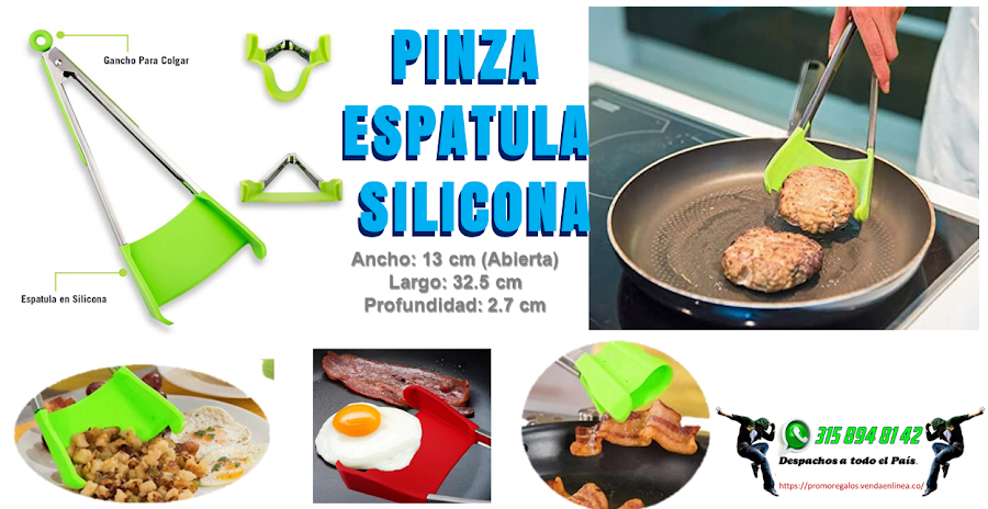 PINZA ESPATULA EN SILICONA