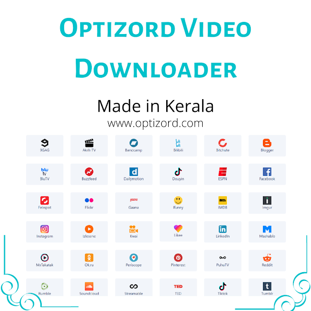 Optizord Video downloader - First Video downloader from Kerala