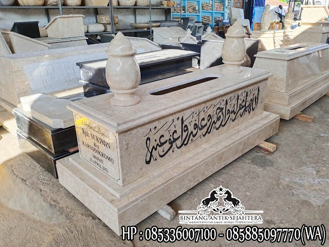 DAFTAR HARGA 15 JENIS KIJINGAN MAKAM MARMER GRANITE TERLARIS BERIKUT NISAN NYA