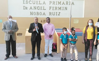 Autoridades Educativas encabezan acto de reinició del año escolar en Azua.