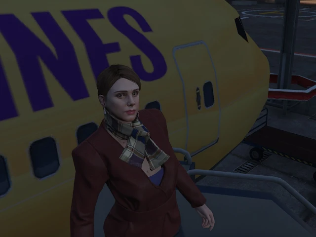 GTA 女角色航空服務員